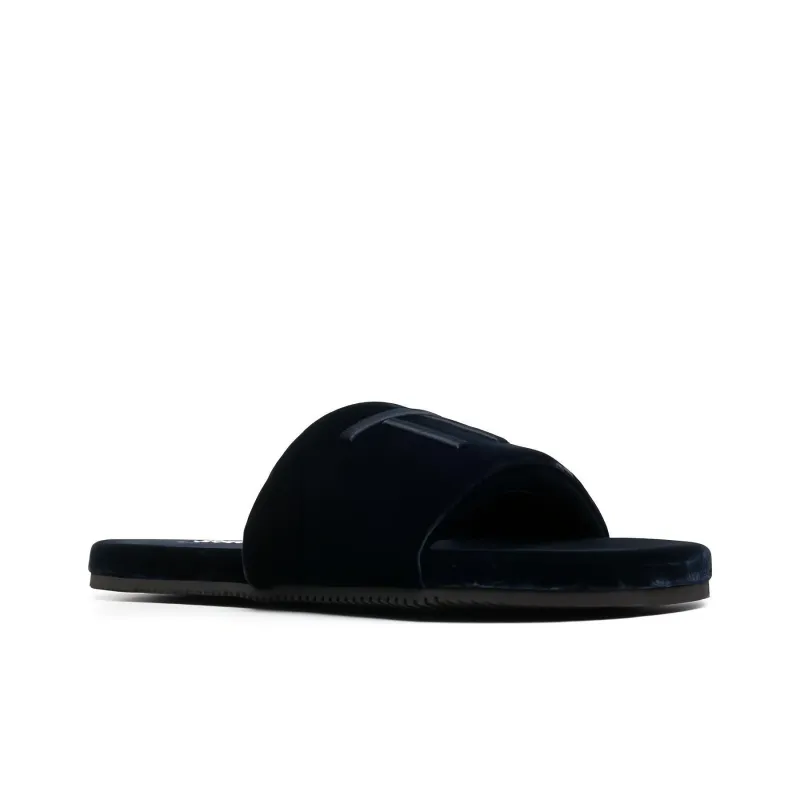 TOM FORD Embroidered-logo Detail Slides-2