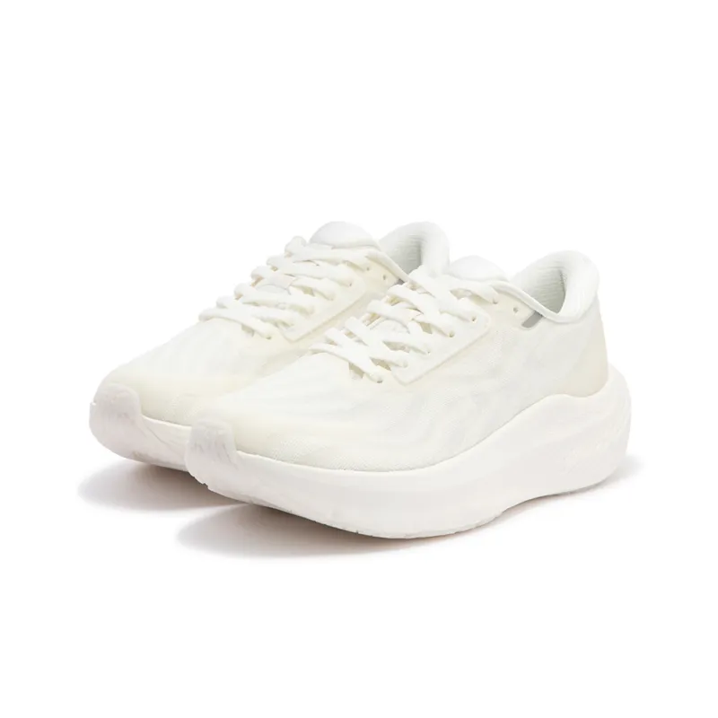 361° Anti Slip Wear Resistant Breathable Lightweight Low Top Running Shoes Women's Feather White-2
