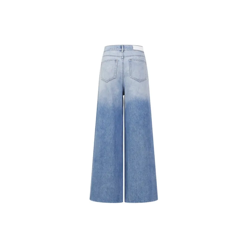 Three Quarters Jeans Women's Blue-1
