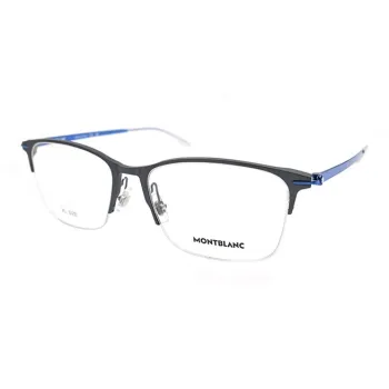 MONTBLANC Alloy Titanium Oval Eyeglass Frames Men's
