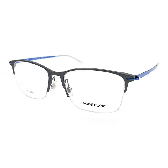 MONTBLANC Alloy Titanium Oval Eyeglass Frames Men's-0