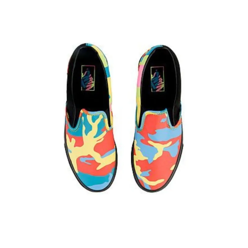 Vans Slip On Neon Camo-4