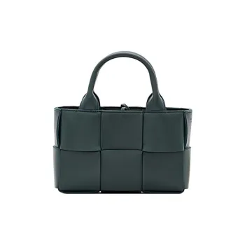 Bottega Veneta ARCO Lambskin Tote Bag Shopping Bag Shoulder Bag Crossbody Bag Handbag Extra Mini Women's Green