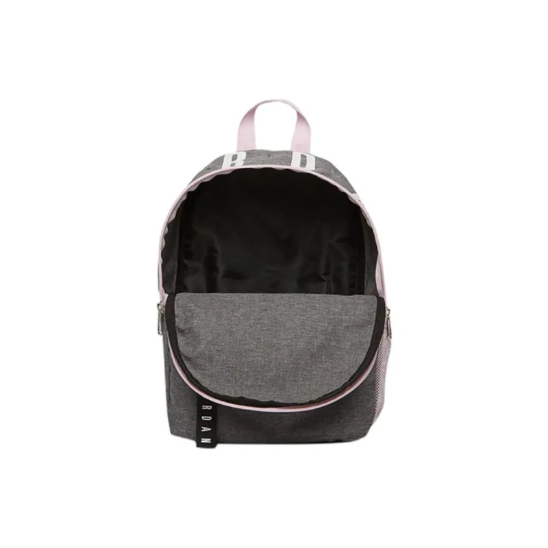 Jordan Polyester Backpack Unisex Gray & Pink-3