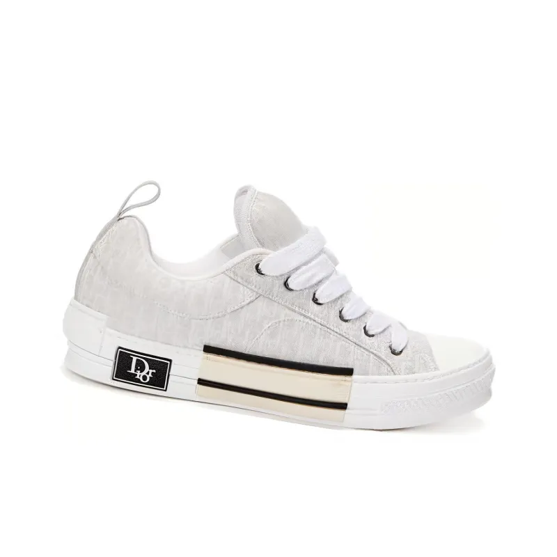 DIOR B23 Skater Low Top Cream DIOR Oblique Jacquard-1