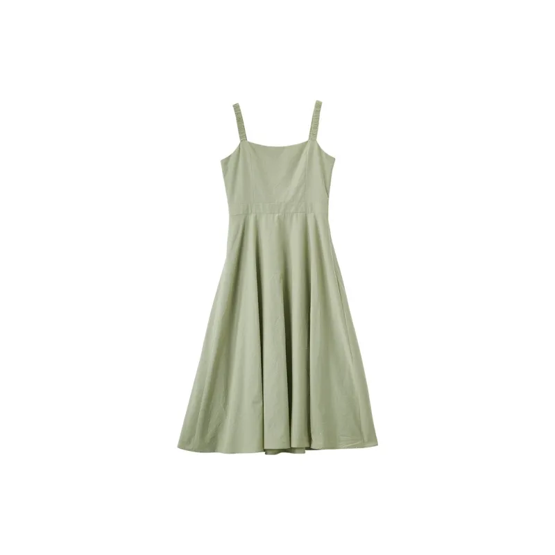 XIANGYING Slip Dresses Women's Fruit Green-1