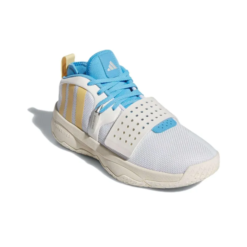 Adidas Dame 8 Extply Cloud White Oat Cream White-2