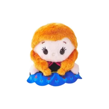 Disney Frozen Series Anna 10th Anniversary Limited Edition Bean Shaped Eyes Dolls Plush Doll 10.5cm Height