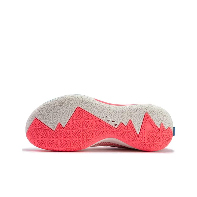 361° BIG3 5.0 Quick Basketball Shoes Unisex Low Top Feather White/Smoothie Peach-4