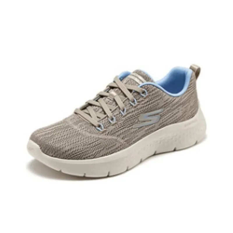 Skechers Go Walk Fle Cushioning Wear Resistant Low Top Casual Shoes Women's Taupe-2