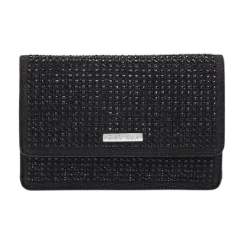 Kurt Geiger London Textile Material One Shoulder Crossbody Clutches Women's Black