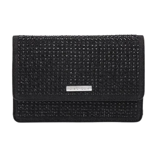 Kurt Geiger London Textile Material One Shoulder Crossbody Clutches Women's Black