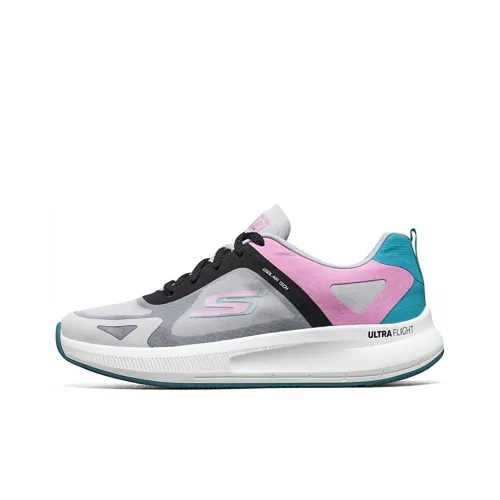 Skechers Go Run Princess Cushioning Anti-Slip Wear-Resistant Breathability Low-Top Running Shoes Women's Gray