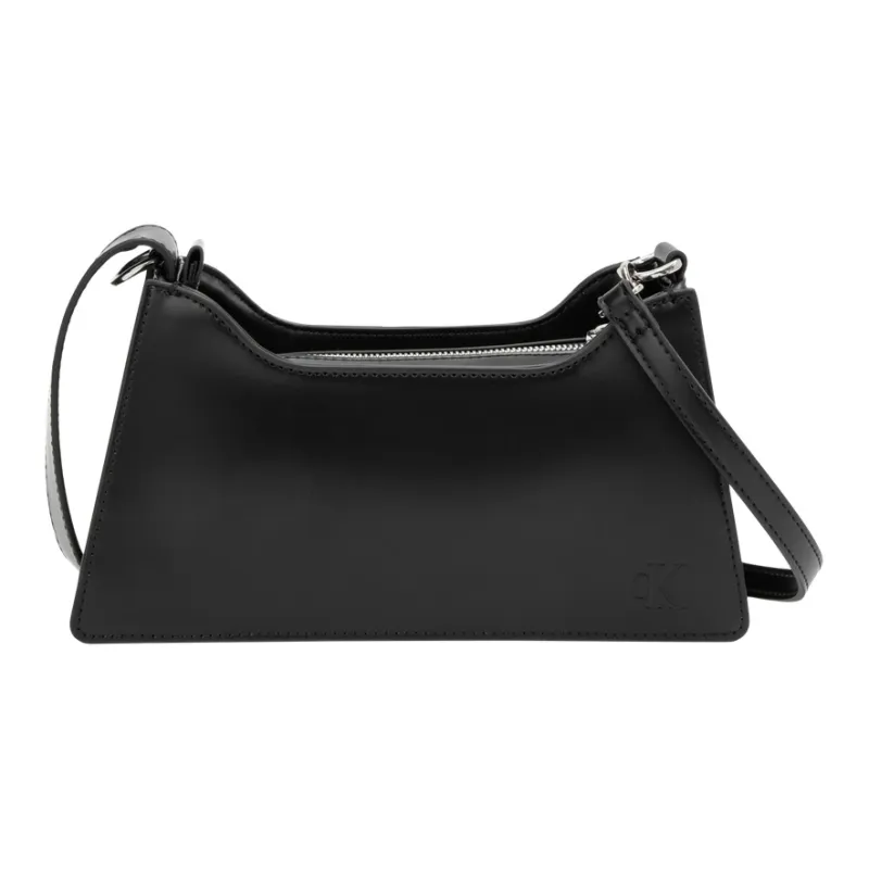CALVIN KLEIN Synthetic Material Shoulder Bag, Crossbody Bag Women's Black-0