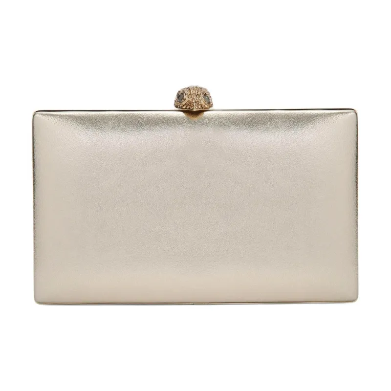 Kurt Geiger London Leather Clutch Women's Beige-0