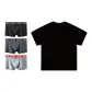 Assorted 3 Colors+270 G Heavyweight Pure Black Short-Sleeved