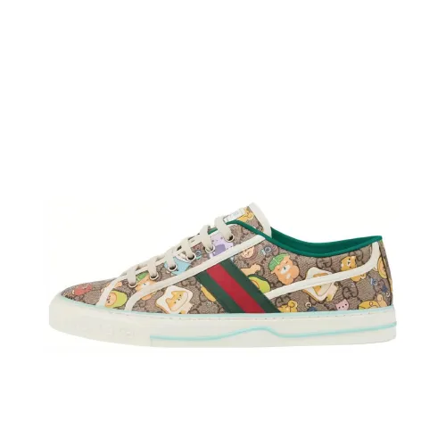 GUCCI X Pikarar Tennis 1977 Animal Print Multi