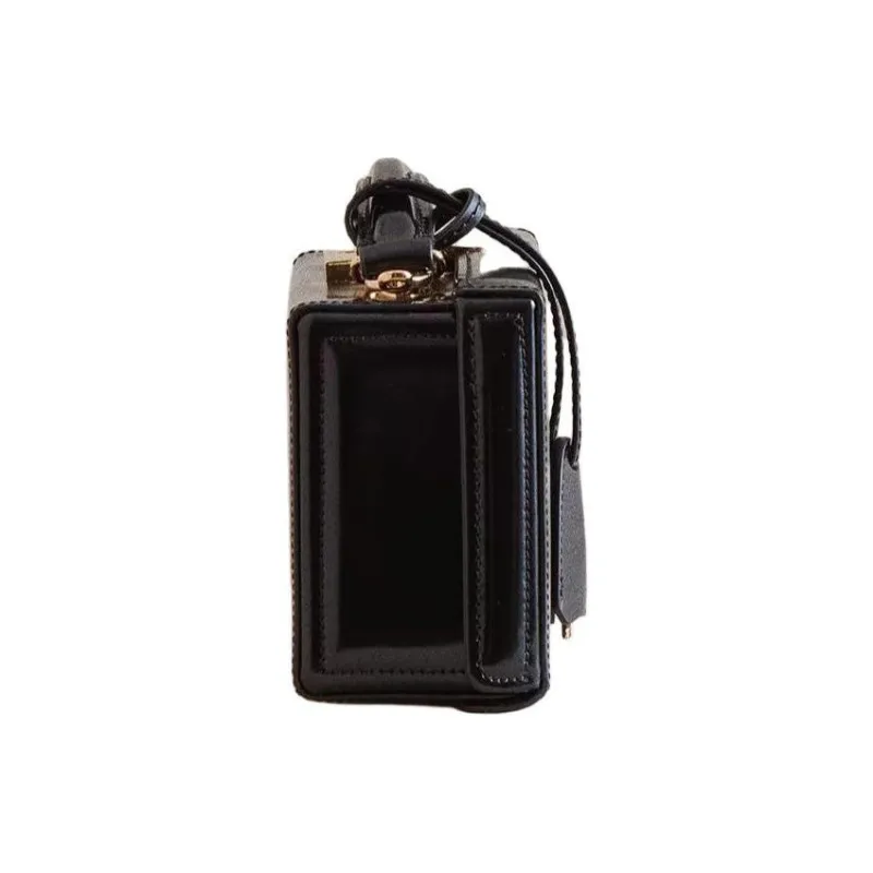 MARK CROSS Calfskin Handbag Shoulder Bag Crossbody Bag Mini Women's Black-2
