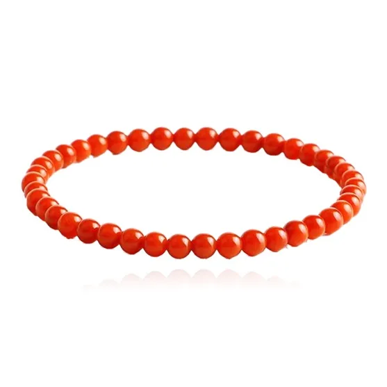 Fuxin Southern Red Agate Fine Jade Bracelets Women's-0
