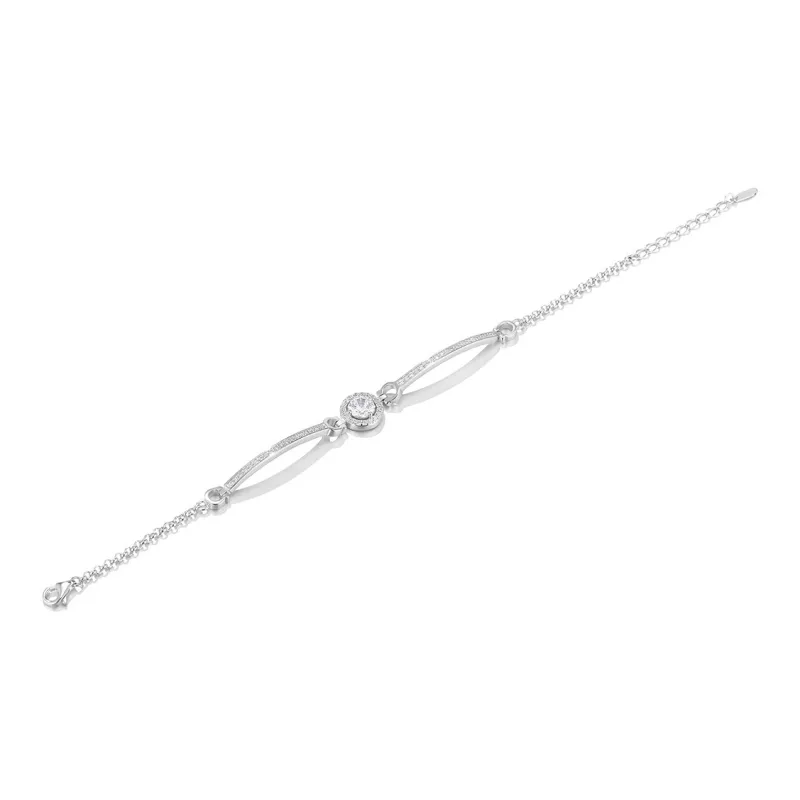 Clect Copper Alloy Bracelets Unisex Silver-4