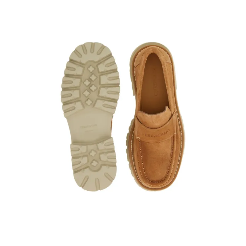 FERRAGAMO Loafers Men's Light Umber-4