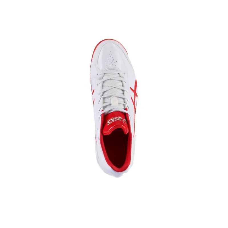 Asics Cushioning Wear Resistant Low Top Casual Running Shoes Men's White Red-2