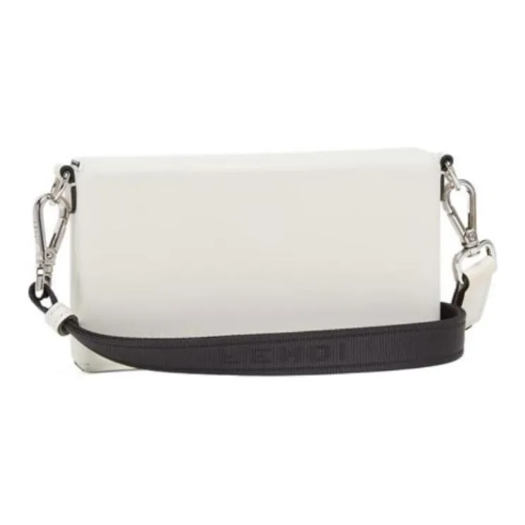 FENDI Marc Jacobs Collaboration Capsule Collection Baguette Calfskin Cell Phone Pouch Shoulder Bag Mini Men's White-1