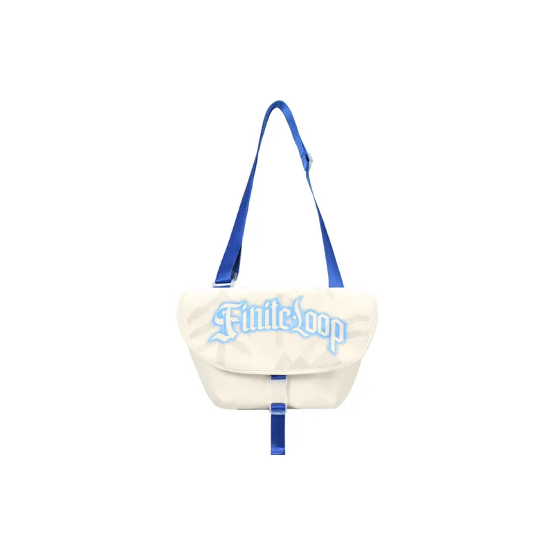 FINITE LOOP Recycled Polyester Shoulder Bag Regular Unisex Ecru-1