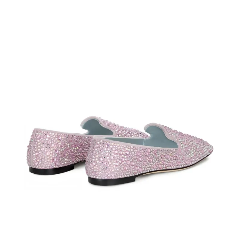 Giuseppe Zanotti Lumineux Crystal-embellished Loafers Women's-3