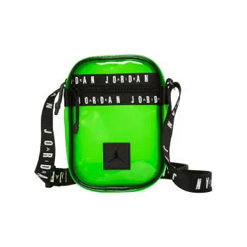 Jordan Polyurethane Cell Phone Pouch Shoulder Bag Crossbody Bag Regular Unisex Neon Green & Green