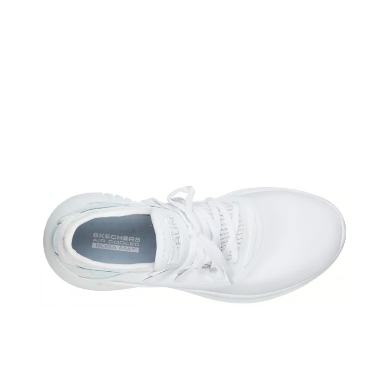 Skechers GO RUN Cushioning Wear Resistant Low Top Casual Shoes Men's White-2