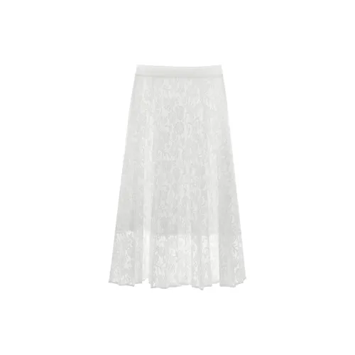 AMII Casual Long Skirts Women's Off White