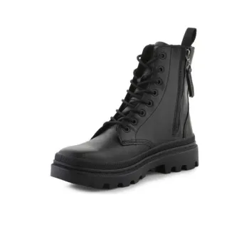 Palladium Off Leather Short Chelsea Boots Women's Black
