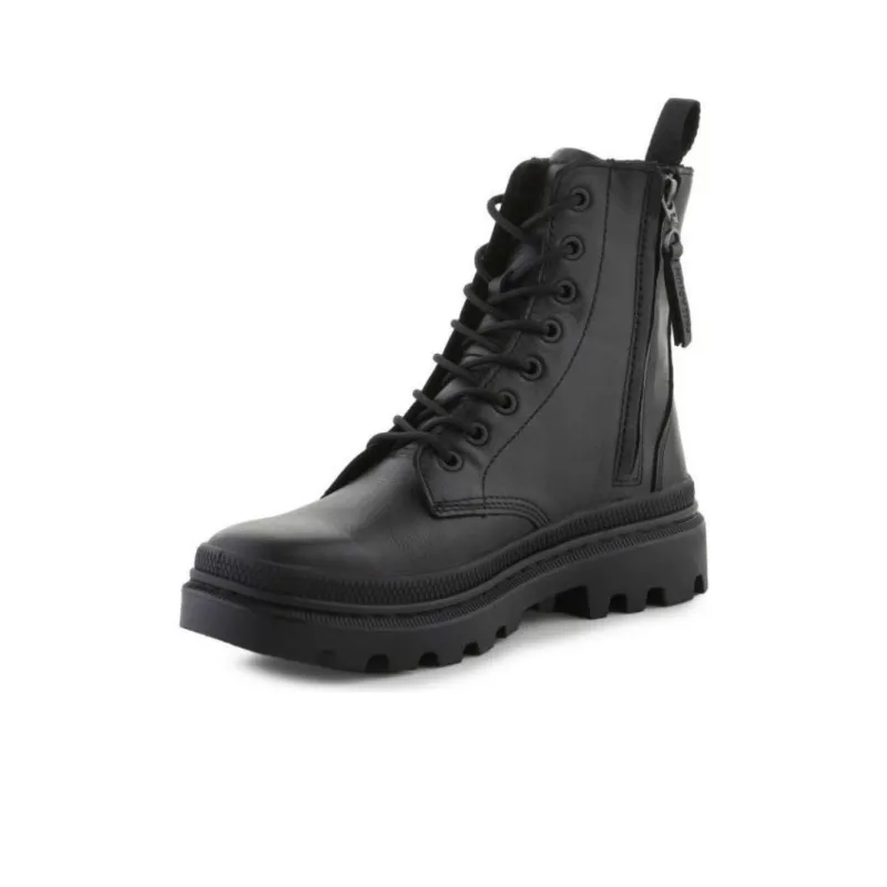 Palladium Off Leather Short Chelsea Boots Women's Black-0