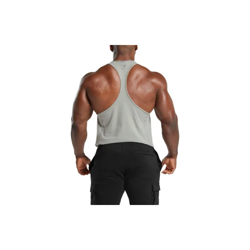 GYMSHARK Tank Top Men's Smoke Gray-1