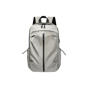 Dusen Kangaroo Oxford Backpack Regular Unisex Black/Gray