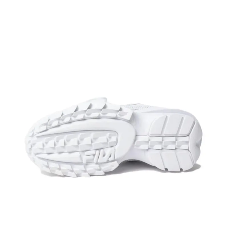 FILA Disruptor II EXP Wear-Resistant Low-Top Casual Shoes Women's White-4