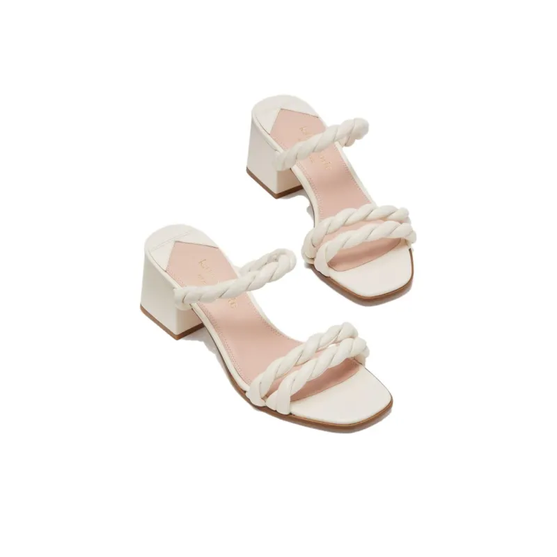 Kate Spade Slide Slippers 5.7cm Women's White-3