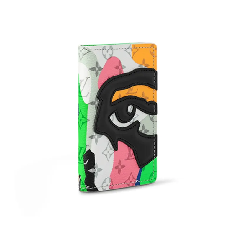 LOUIS VUITTON Pocket Organizer Multicolor White-1
