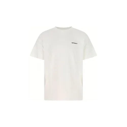 Carhartt WIP Script Logo Embroidered T Shirt