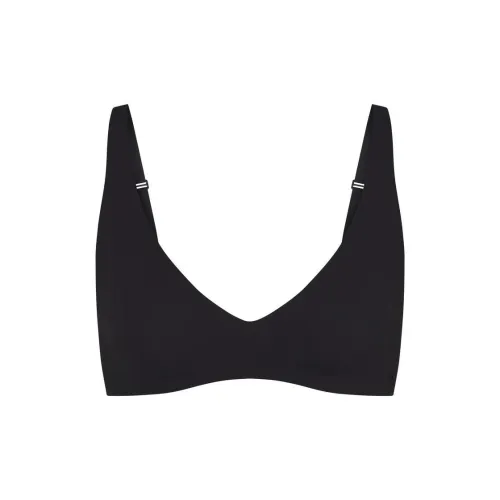 SKIMS NAKED PLUNGE BRALETTE Bra Women's 1 Pack ONYX/Onyx