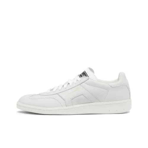 Santoni Panelled Leather Sneakers