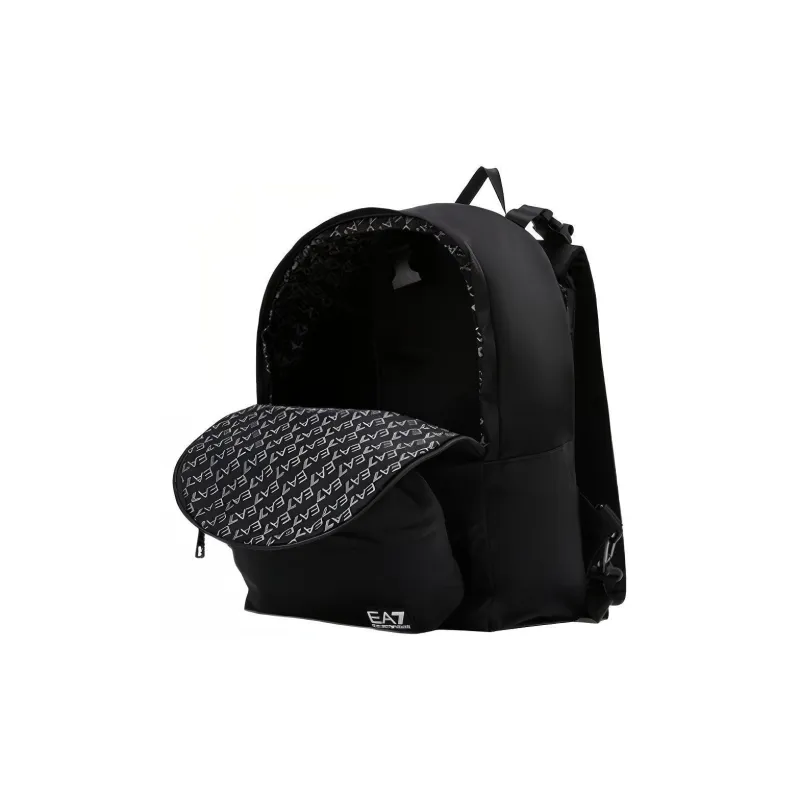 EMPORIO ARMANI Fabric Backpack Tubas Men's Black-3