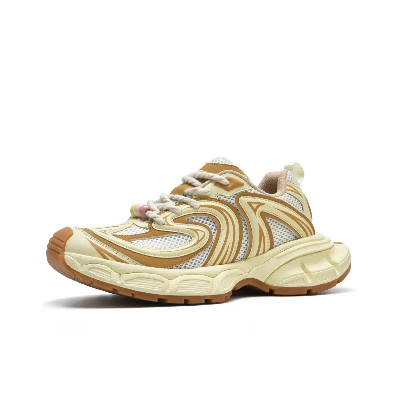 EstherShop Height Increasing Wear-Resistant Lightweight Low-Top Chunky Sneakers Unisex-11