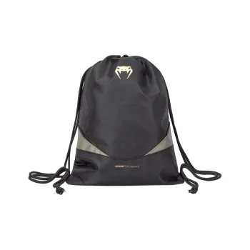 VENUM Polyester Drawstring Bag Backpack Unisex Black & Khaki