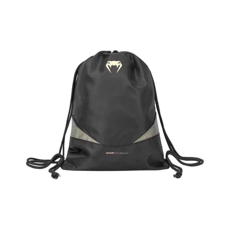 VENUM Polyester Drawstring Bag Backpack Unisex Black & Khaki-0
