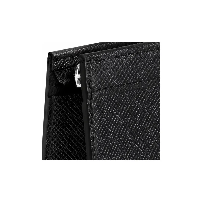 LOUIS VUITTON Pochette Voyage MM Needle Forest Leather Clutch Toiletry Bag Medium Size Men's Black-4