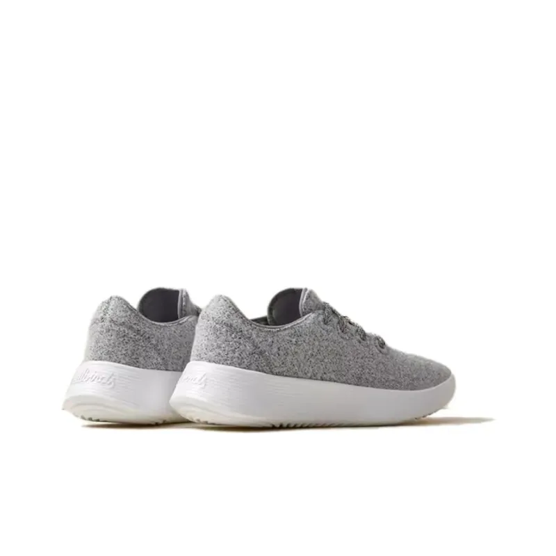 Allbirds Wool Runner Cushioning Wear-Resistant Low-Top Casual Shoes Unisex Gray-2