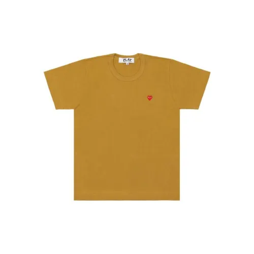 CDG Play T-Shirts Unisex Olive