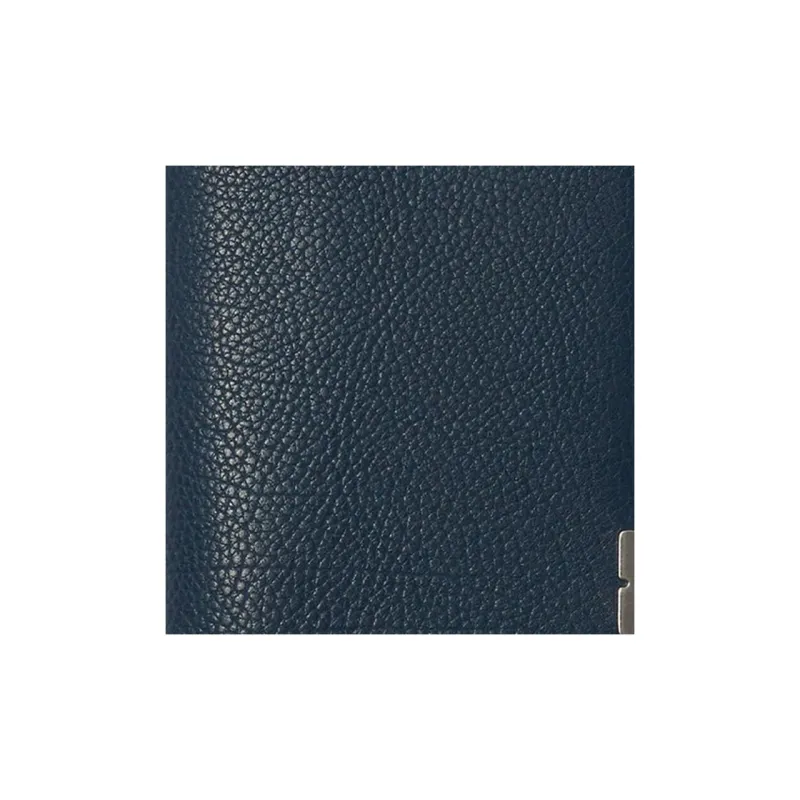 Burberry Embossed Calfskin Wallet Men's Lake Blue-3